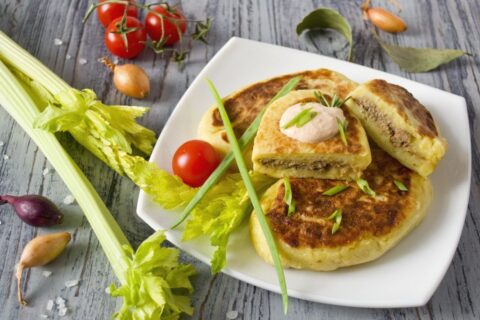 Zrazy — Potato Patties with Chicken Liver