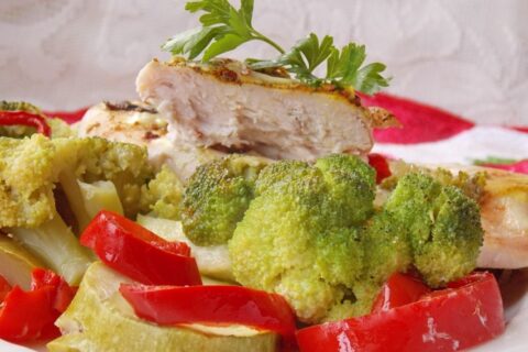 Baked Chicken Breasts with Vegetables