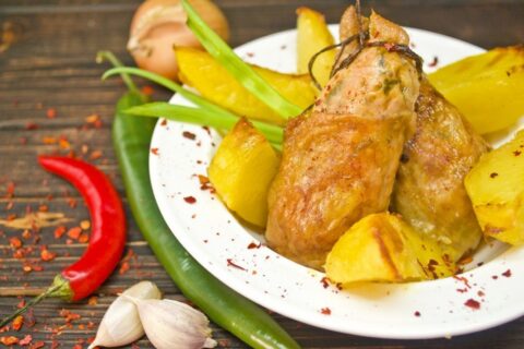Eastern-Style Chicken Cutlets with Ginger and Chili
