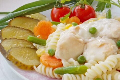 Chicken with Béchamel Sauce