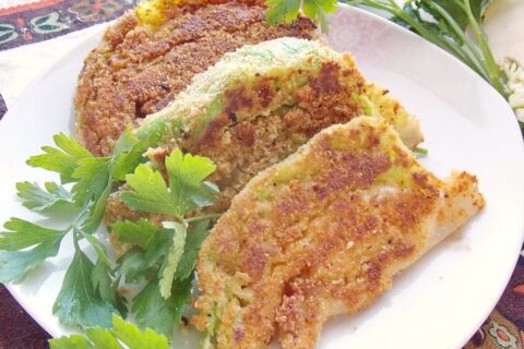 Young Cabbage Schnitzel