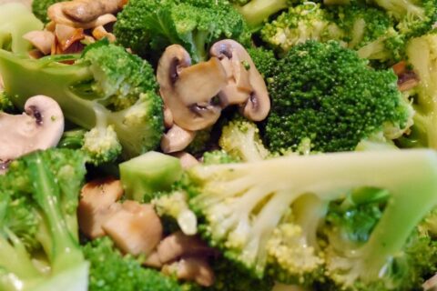 Broccoli with Mushrooms