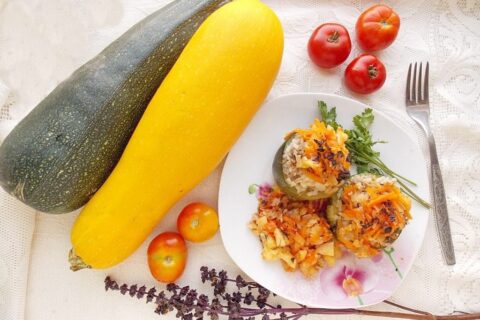 Stuffed Zucchini