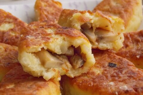 Potato Zrazy with Mushrooms
