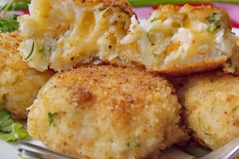 Celery and Rice Patties
