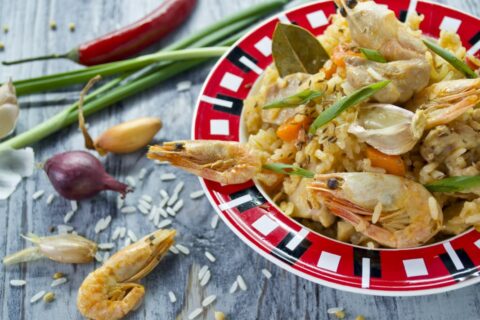 Chicken and Shrimp Plov — A Flavorful Rice Pilaf