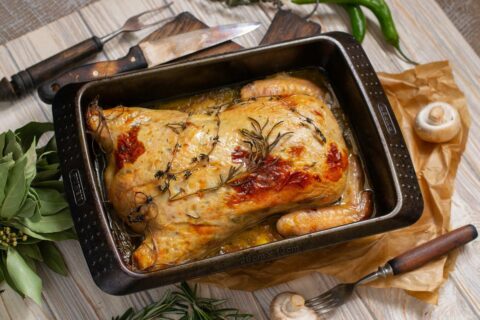 Oven-Baked Boneless Stuffed Chicken