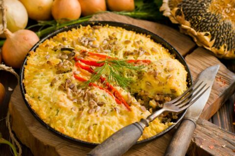 Potato Pie with Minced Meat