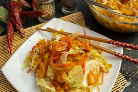 Marinated Bell Pepper Salad – Korean-Style Vegetables