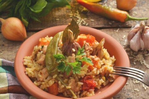 Plov with Meat — A Quick and Hearty Rice Pilaf Dinner