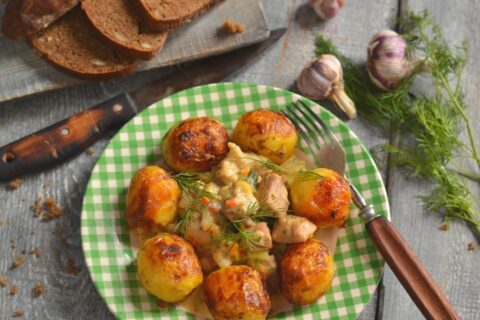 Pork with Zucchini and Potatoes