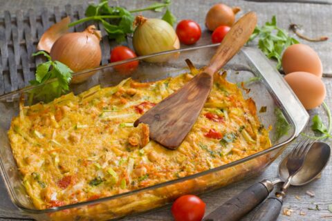 Zucchini and Chicken Zapekanka — A Flourless, Low-Calorie Casserole