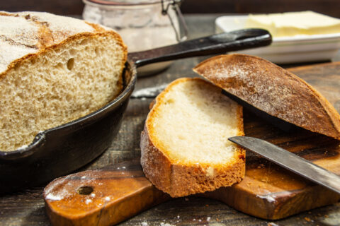 Rustic Sourdough Bread in the Oven