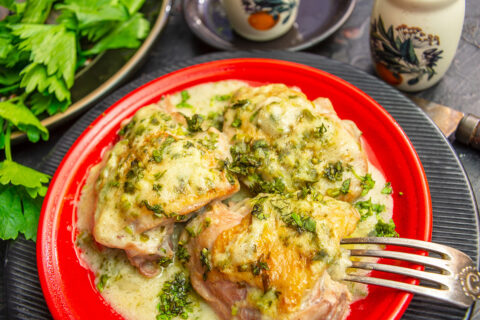 Gulchekhra — Chicken in Sour Cream Sauce