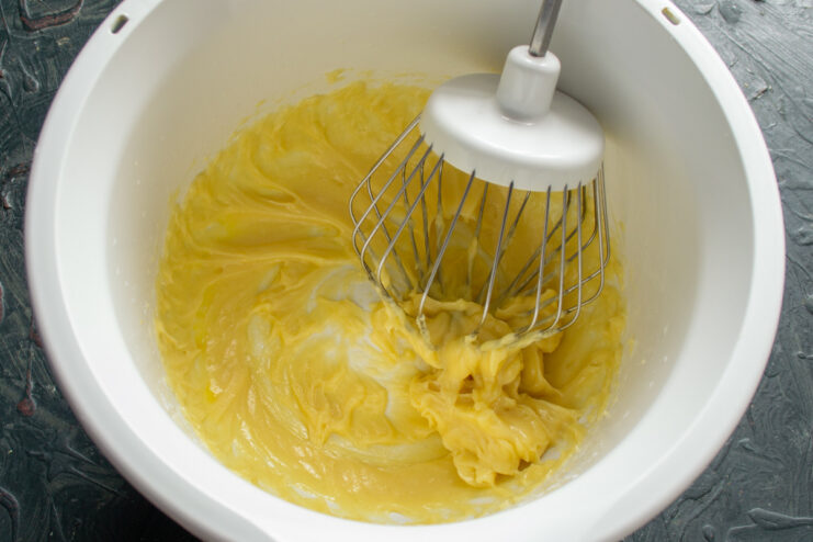 Step-by-Step: How to Make Creamy Homemade Mayonnaise Ingredients for homemade mayonnaise in a bowl before mixing.