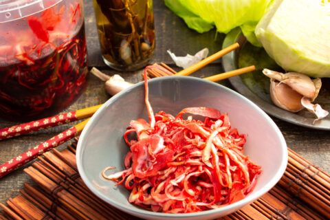 Korean-Style Marinated Cabbage