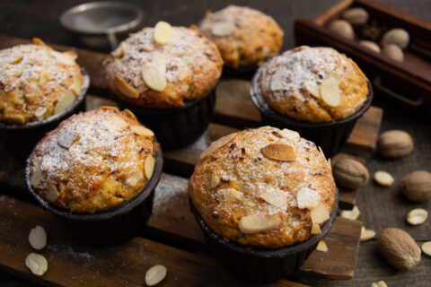 Carrot Muffins with Nutmeg