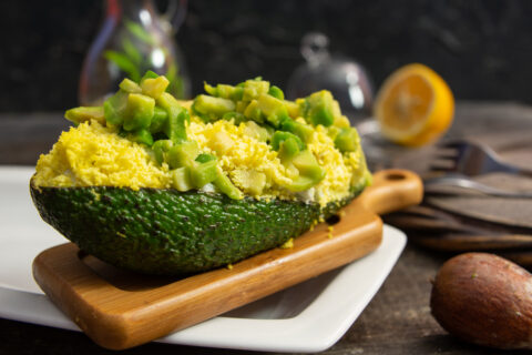 A Simple and Delicious Breakfast — Stuffed Avocado