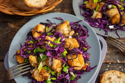 Turkey and Red Cabbage Salad