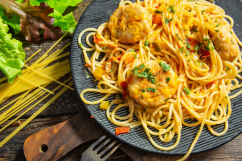 Italian-Style Spaghetti with Meatballs