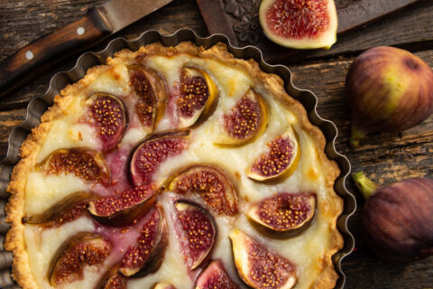 Fig and Custard Tart