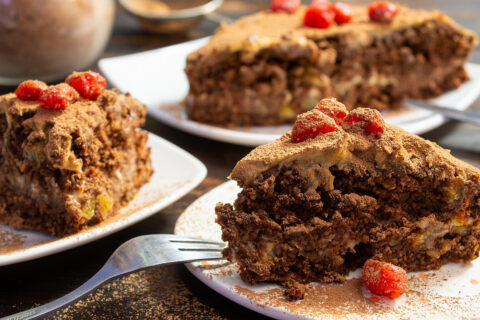 Vegetarian Chocolate Ginger Cake