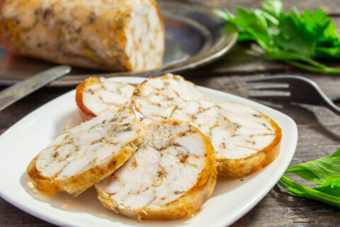 Chicken Breast Ham with Gelatin