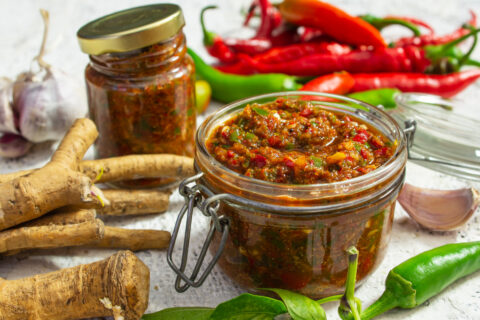 Adjika — Spicy Pepper and Horseradish Relish