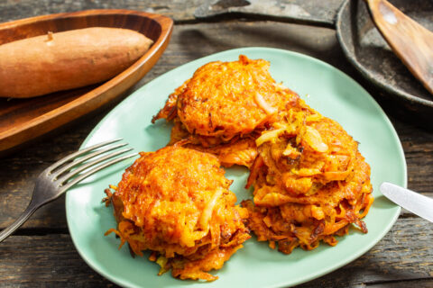 Sweet Potato Draniki — Slavic Sweet Potato Pancakes