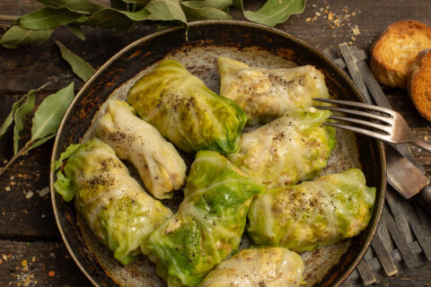Golubtsy with Spelt — Healthy Cabbage Rolls