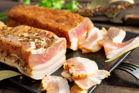 Salted Pork Belly in Brine with Turmeric and Soy Sauce