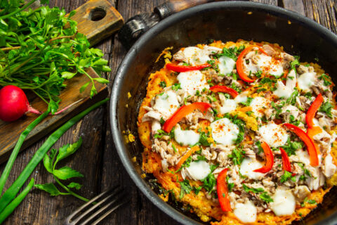 Flourless Carrot Pizza