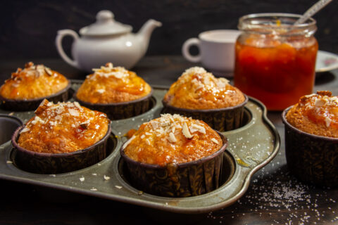 Carrot Muffins with Figs