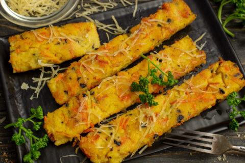 Italian-Style Polenta with Vegetables and Olives