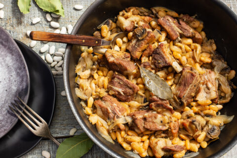 White Bean Stew with Ribs
