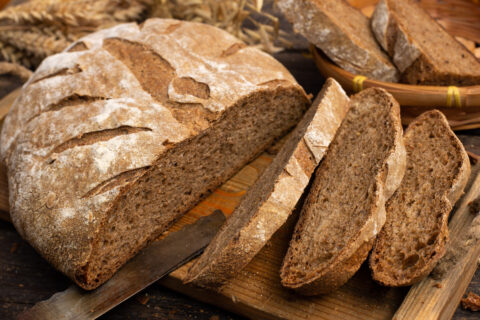 Sourdough Rye Bread with Honey and Caraway