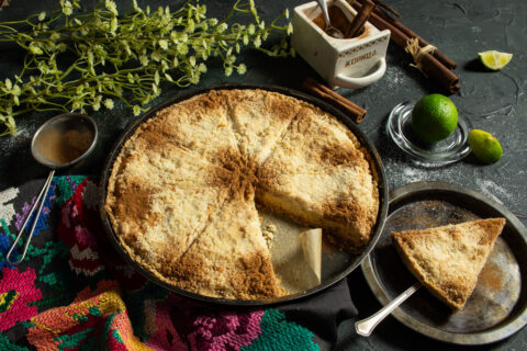 Terty Tvorozhny Pirog — The Quickest Grated Cottage Cheese Pie
