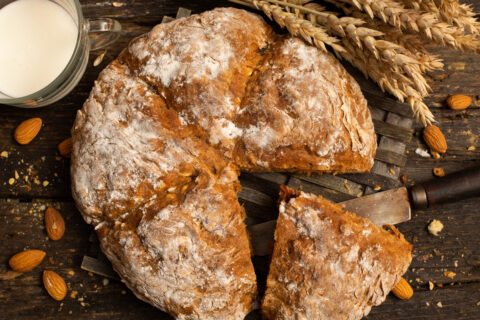 Sweet Soda Bread with Nuts