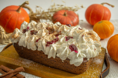 Tvorozhny Keks s Tykvoy — Cottage Cheese and Pumpkin Loaf Cake