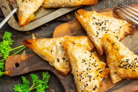Vegetarian Samsa — Savory Pastries with Bulgur