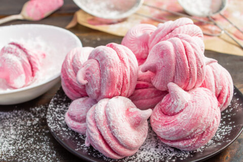 Zefir from Frozen Raspberry — Russian Marshmallow Recipe