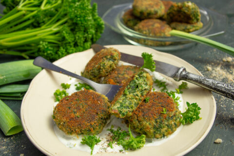 Spinach and Ricotta Vegetable Patties