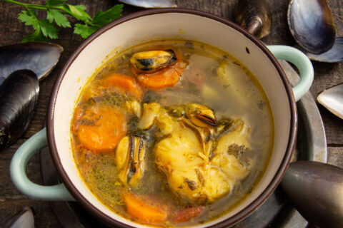 Cod and Mussel Soup