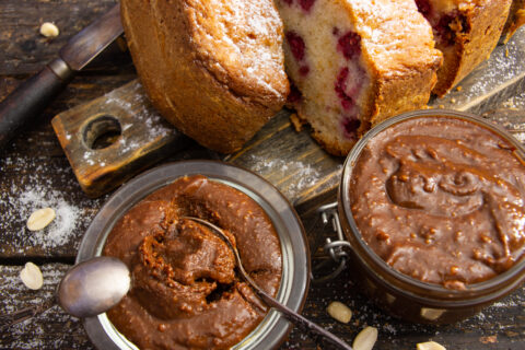 Chocolate Peanut Butter with Caramelized Sweetened Condensed Milk