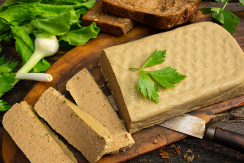 Chicken Liver Pâté with Gelatin