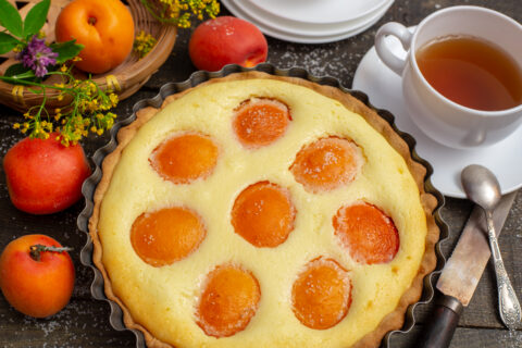 Apricot and Ricotta Tart