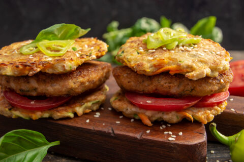Healthy Flourless Fishburger