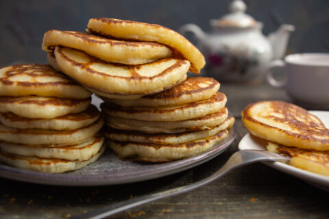 Fluffy Yeast Pancakes
