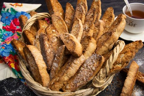 Walnut and Lemon Biscotti