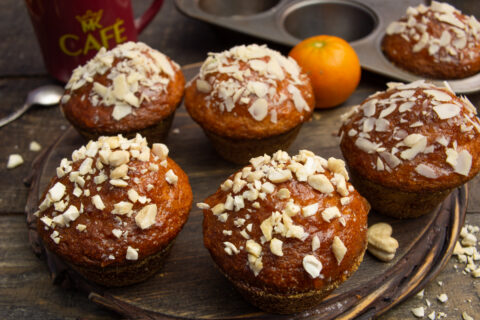 Farmers Cheese and Polenta Muffins
